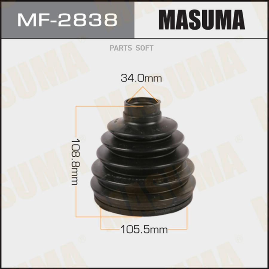 

MASUMA MF-2838 Пыльник ШРУСа (пластик + спецхомут)