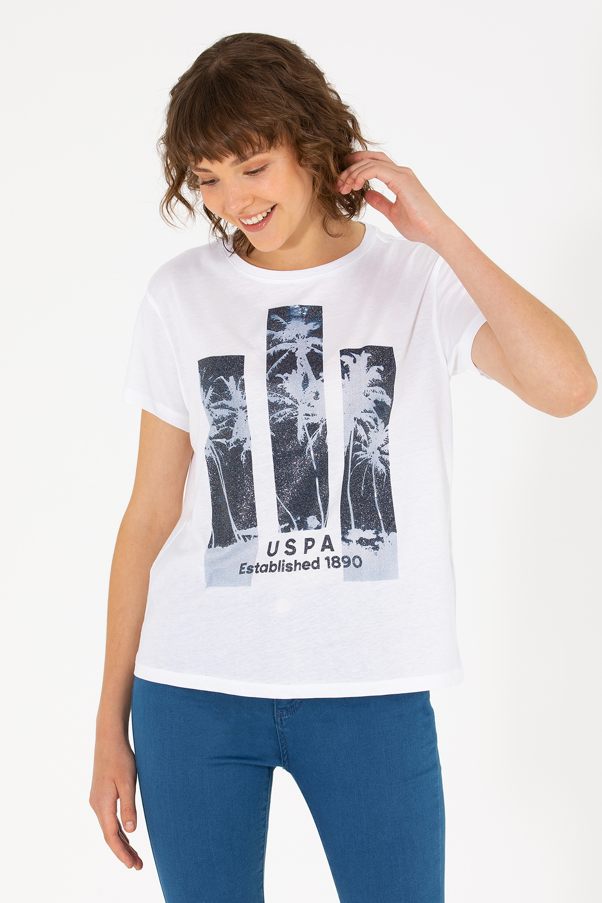 

Футболка женская U.S. POLO Assn. G082GL0110GADA белая XS, Белый, G082GL0110GADA