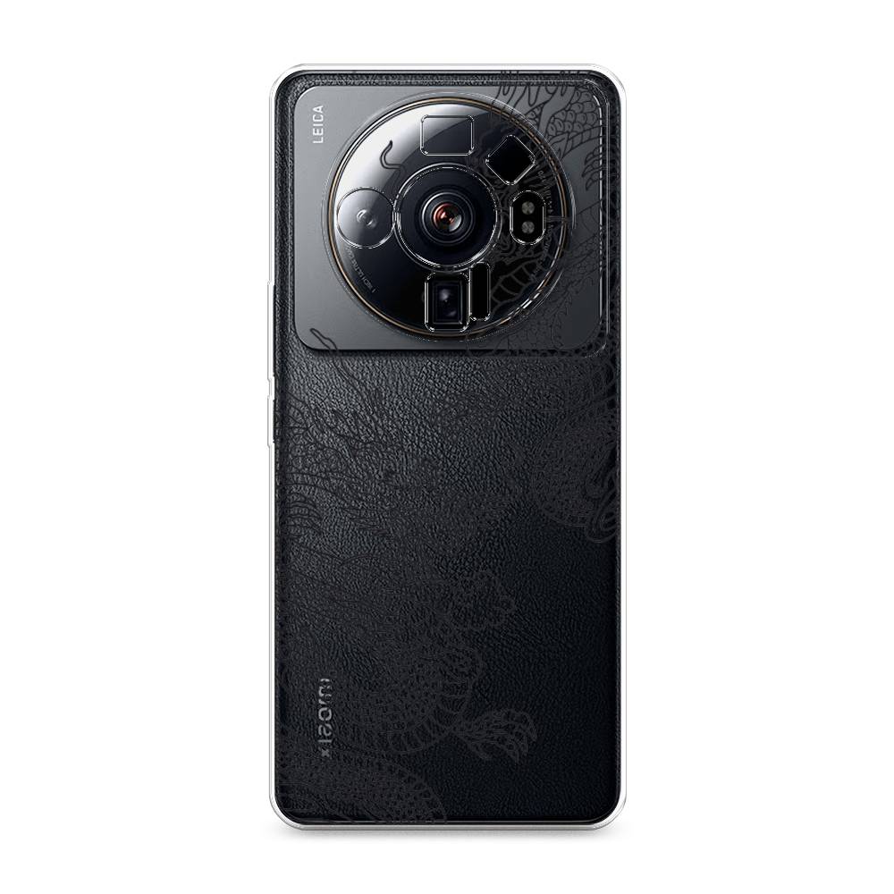 

Чехол на Xiaomi 12S Ultra "Два китайских дракона", Серый;черный, 314550-1