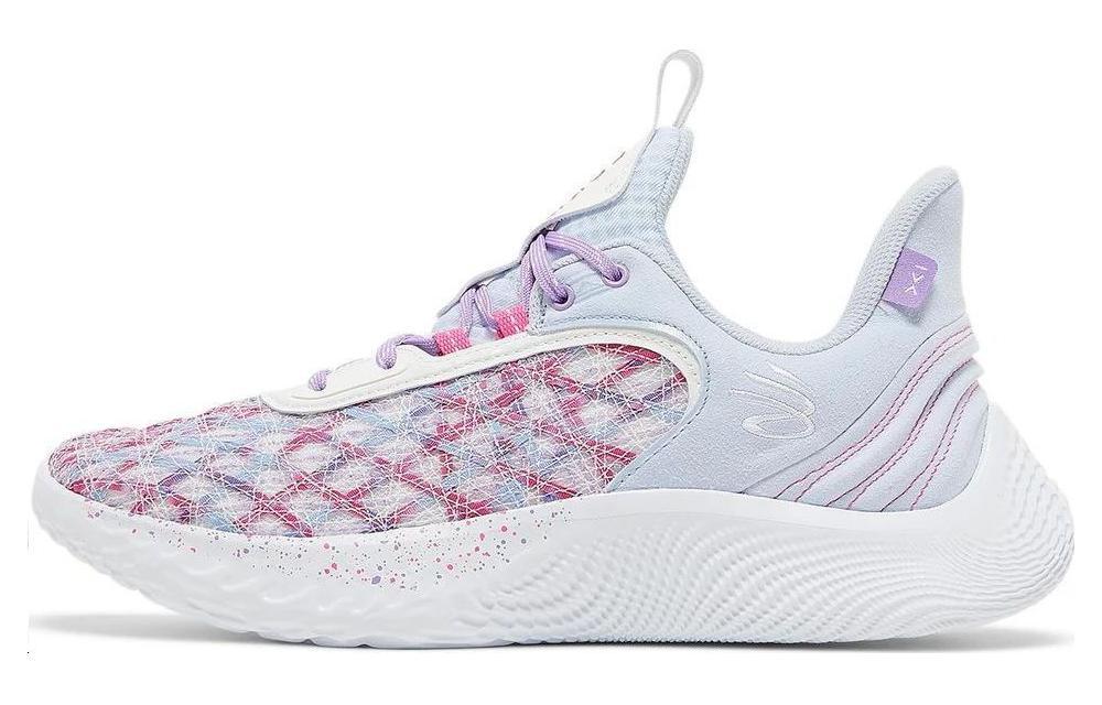 

Кроссовки унисекс Under Armour Curry 9 Flow голубые 46 EU, Голубой, Curry 9 Flow