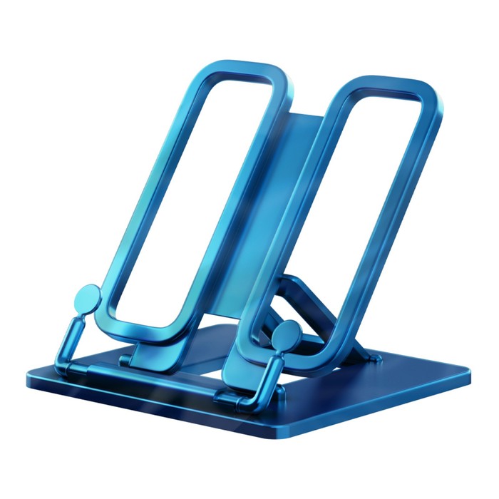 

ErichKrause Подставка для книг ErichKrause Base, Ice Metallic, пластиковая, синяя, Синий