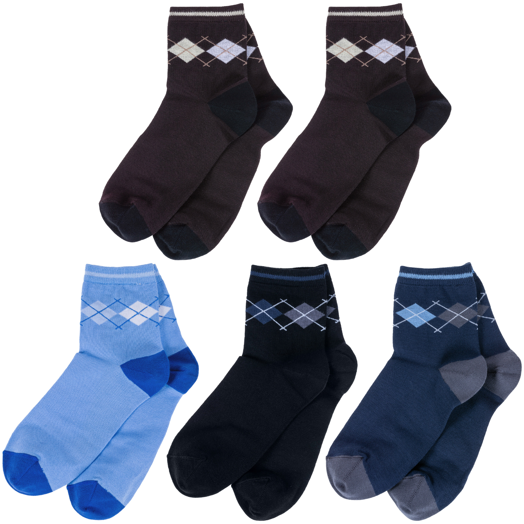 Носки детские LorenzLine 5-П11, микс 5, размер 20-22