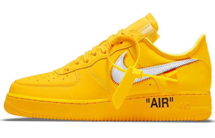 

Кеды унисекс Nike OFF-WHITE x Nike Air Force 1 Low Lemonade оранжевые 40 EU, Оранжевый, OFF-WHITE x Nike Air Force 1 Low Lemonade