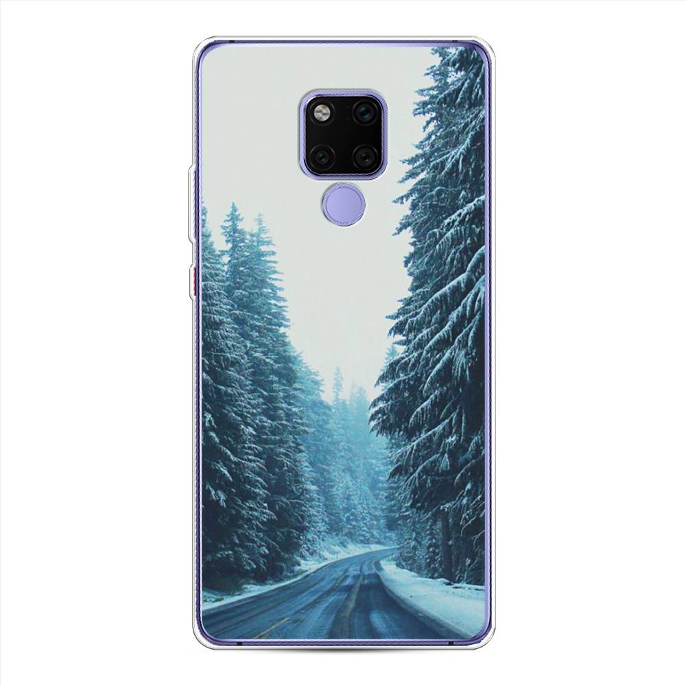 

Чехол для Huawei Mate 20X "Зима 9", Бежевый;голубой;черный, 66950-2