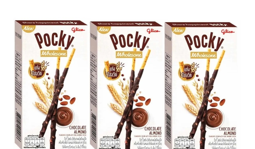 фото Палочки pocky wholesome chocolate almond (таиланд) 36г по 3 шт.