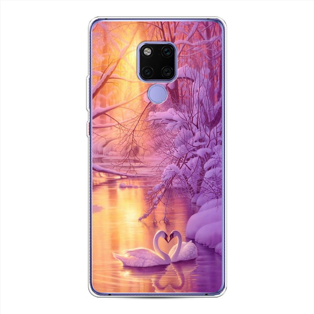 

Чехол для Huawei Mate 20X "Зима 1", Фиолетовый;желтый, 66950-2