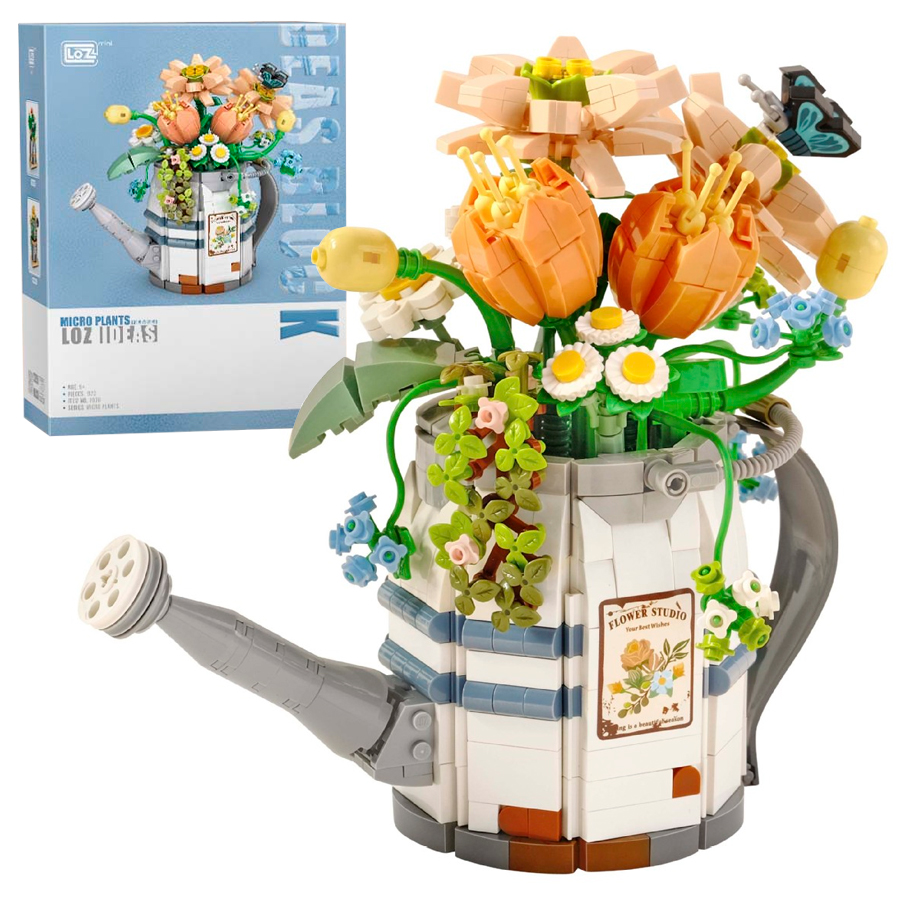 

Конструктор LOZ 1936 Букет цветов в лейке Micro Plants 973 дет