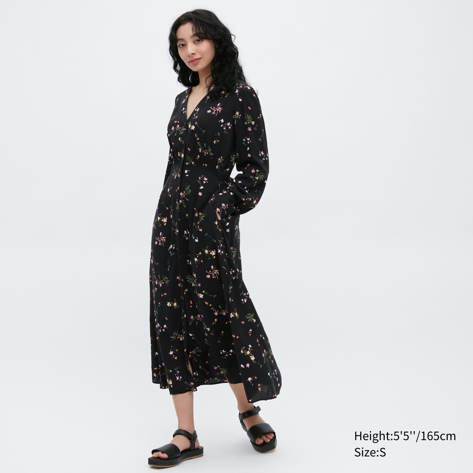 

Платье женское UNIQLO 460886COL09 черное M (доставка из-за рубежа), Черный, 460886COL09