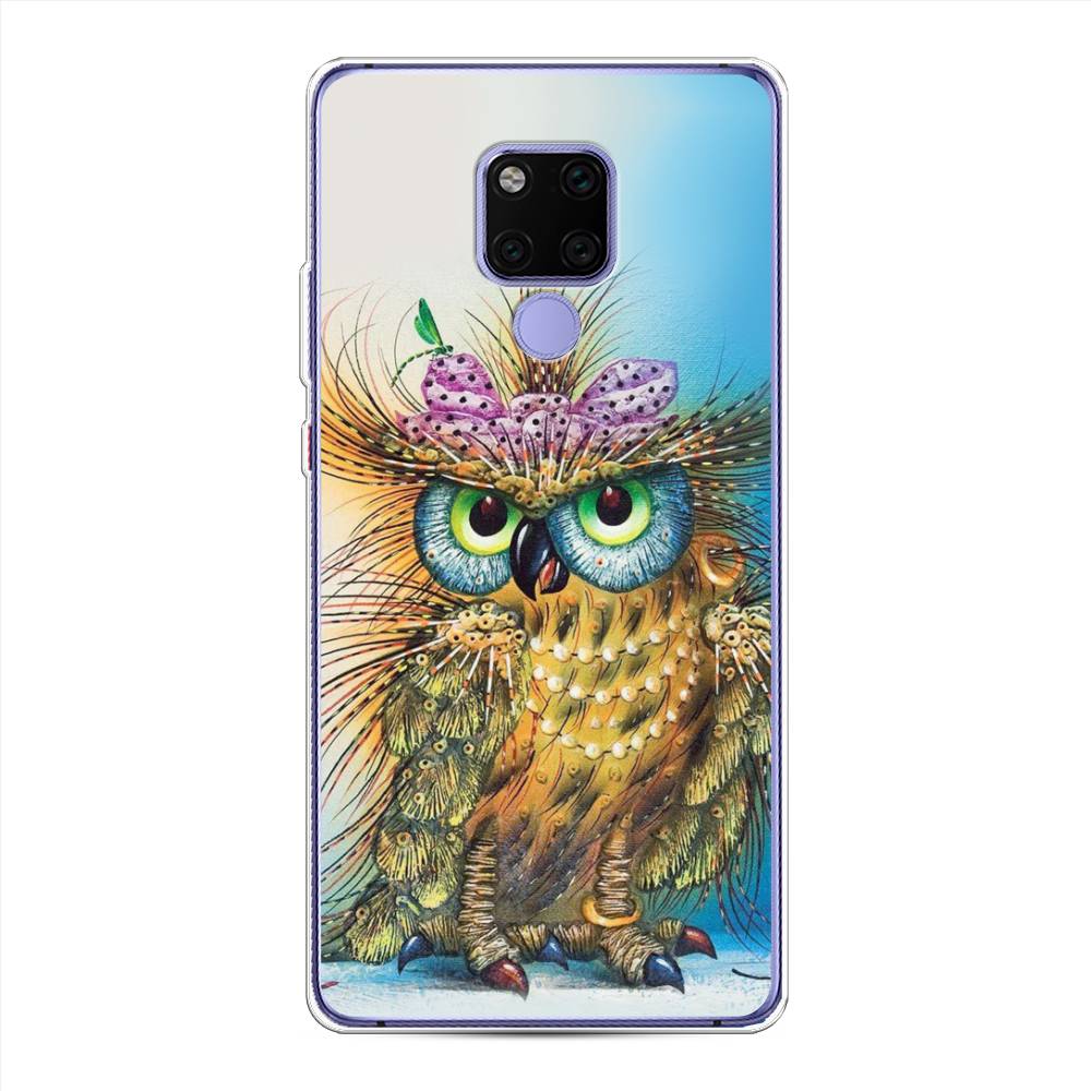 

Чехол для Huawei Mate 20X "Модная сова", Коричневый;голубой, 66950-1