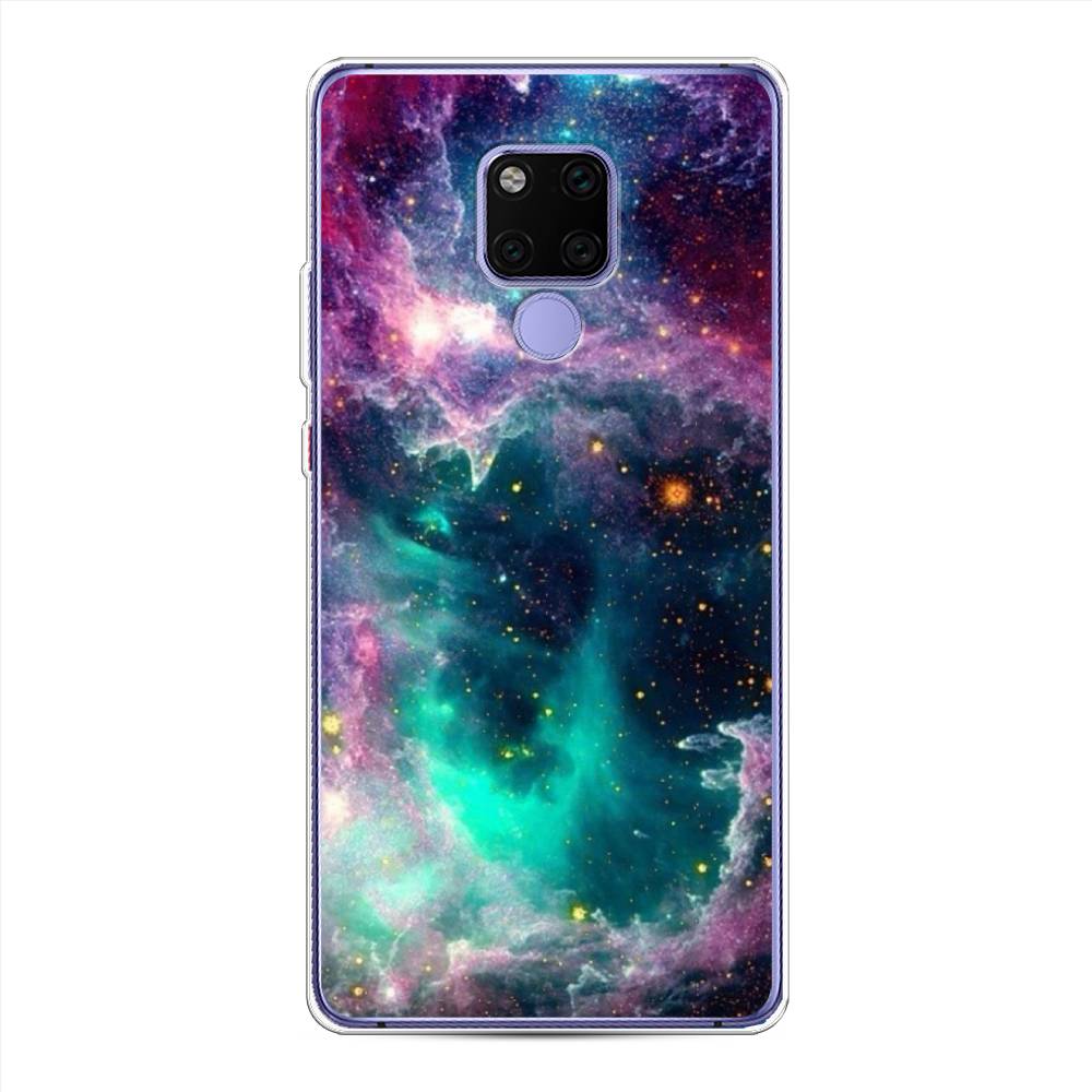 

Чехол для Huawei Mate 20X "Звездные облака", Розовый;бежевый, 66950-2