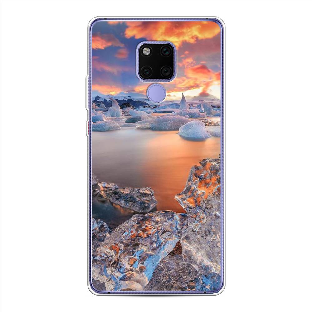 

Чехол для Huawei Mate 20X "Ледники", Синий;оранжевый, 66950-2