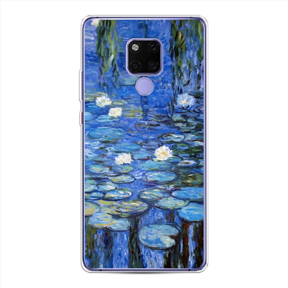 

Чехол для Huawei Mate 20X "Нарисованный пруд", Синий;зеленый, 66950-4