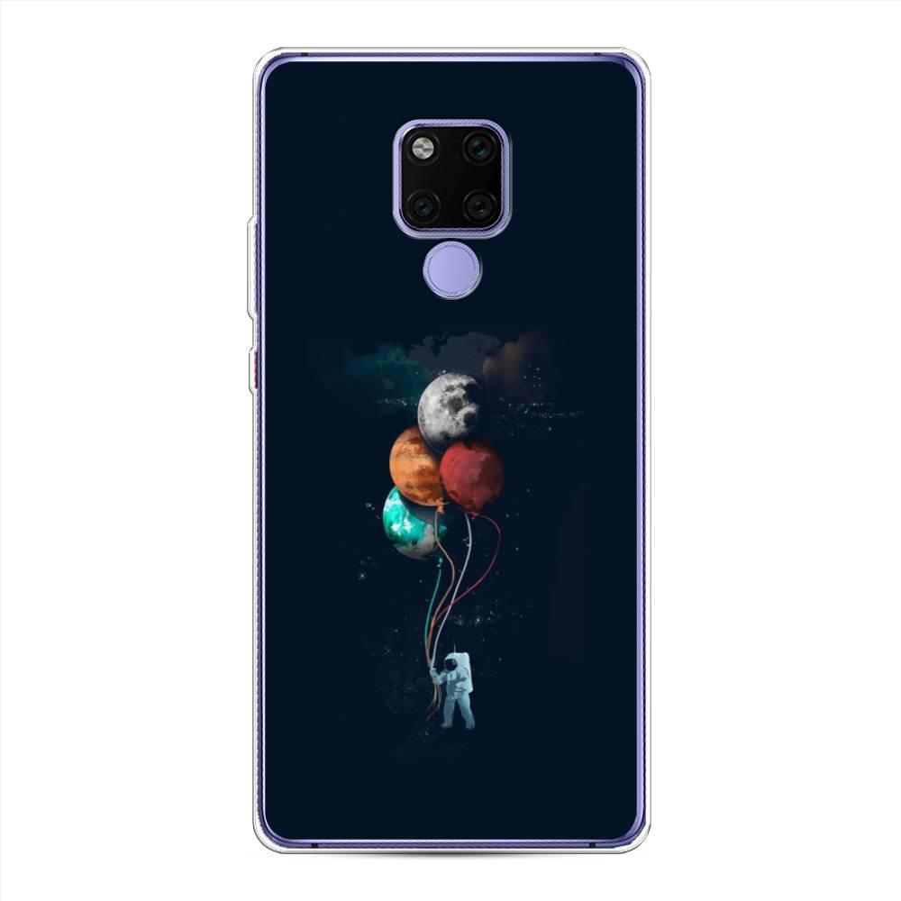 

Чехол для Huawei Mate 20X "Космонавт с шариками", Разноцветный, 66950-4