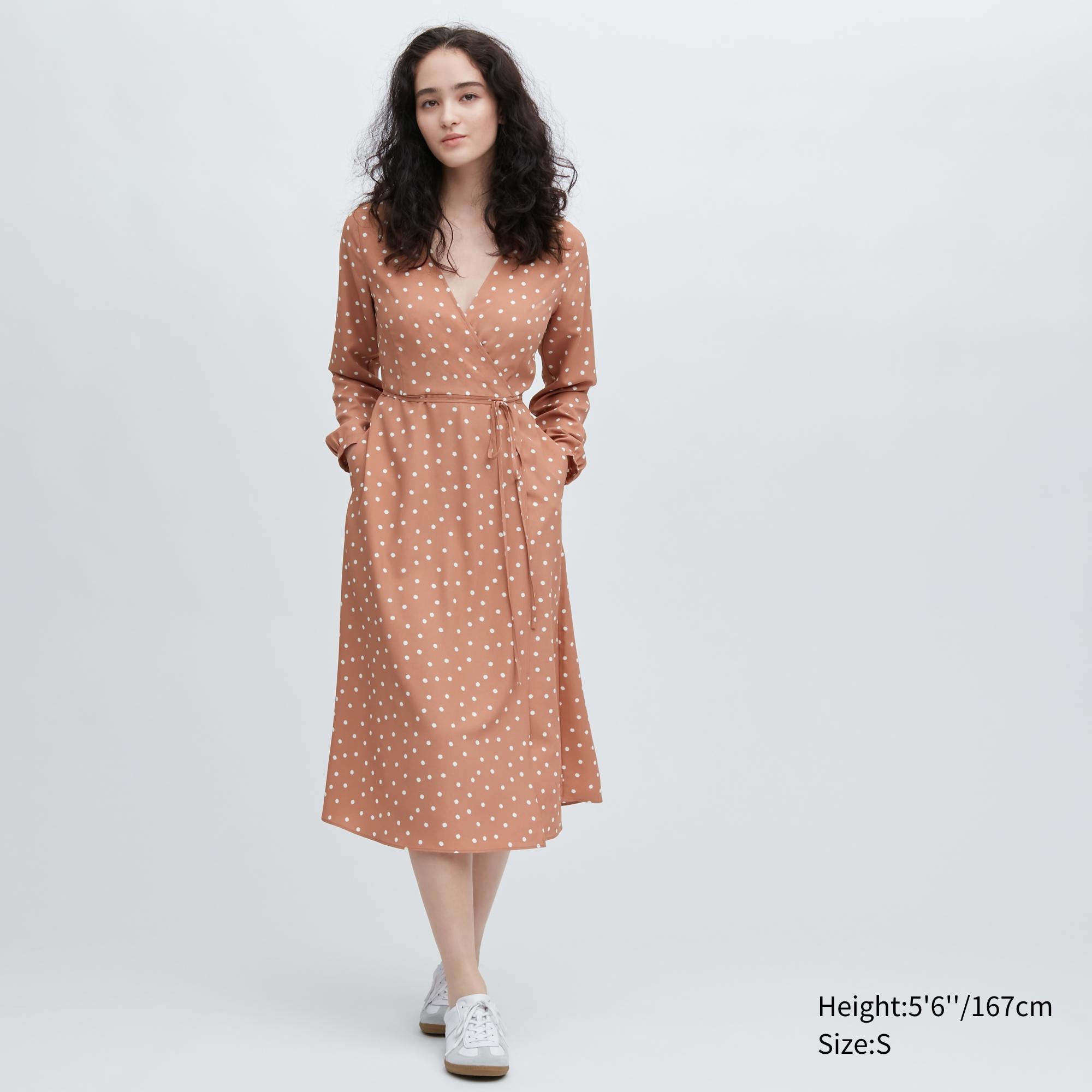 

Платье женское UNIQLO 458073COL34 коричневое XL (доставка из-за рубежа), Коричневый, 458073COL34