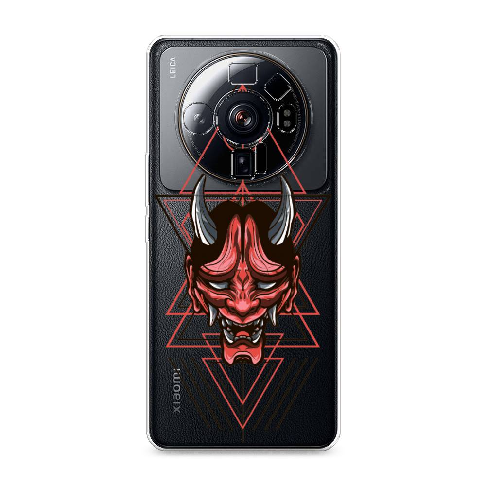 

Чехол на Xiaomi 12S Ultra "Hanya Oni mask", Серый;красный;черный, 314550-4