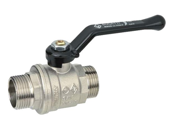

Кран шаровый Bugatti 1/2" Н-Н Oregon, ручка 40бар, t-120*C латунь