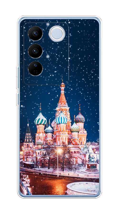 

Чехол на Vivo V27/V27 Pro "Москва 1", Коричневый;синий;белый, 268550-1