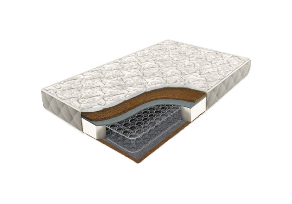 

Матрас Comfort с кокосом 160х200, Белый;серый