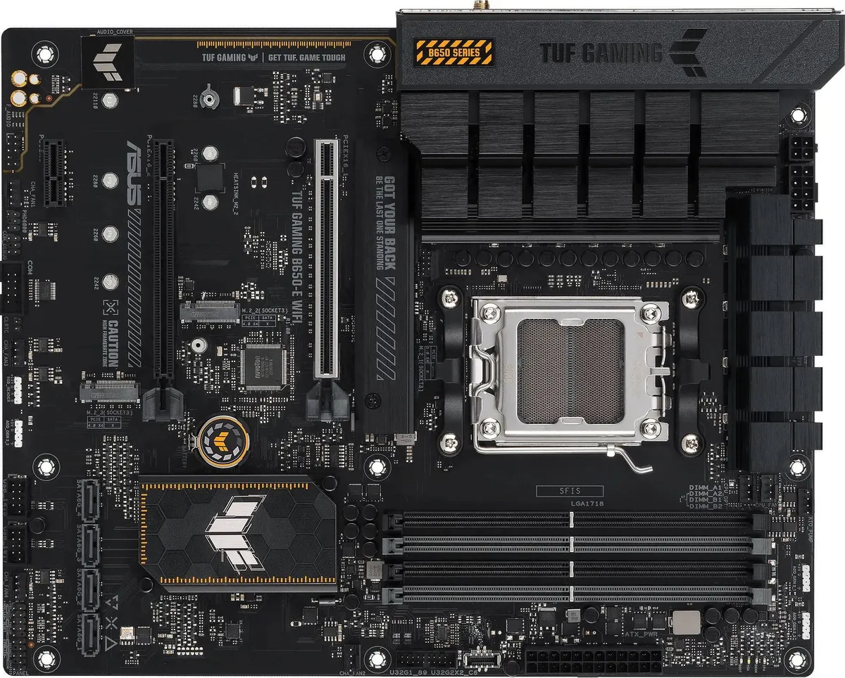 

Материнская плата ASUS TUF GAMING B650-E WIFI, TUF GAMING B650-E WIFI