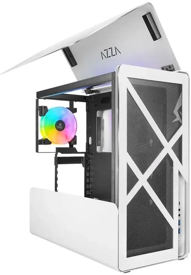 

Корпус компьютерный AZZA Cast (CSAZ-808WM CAST) белый, Cast