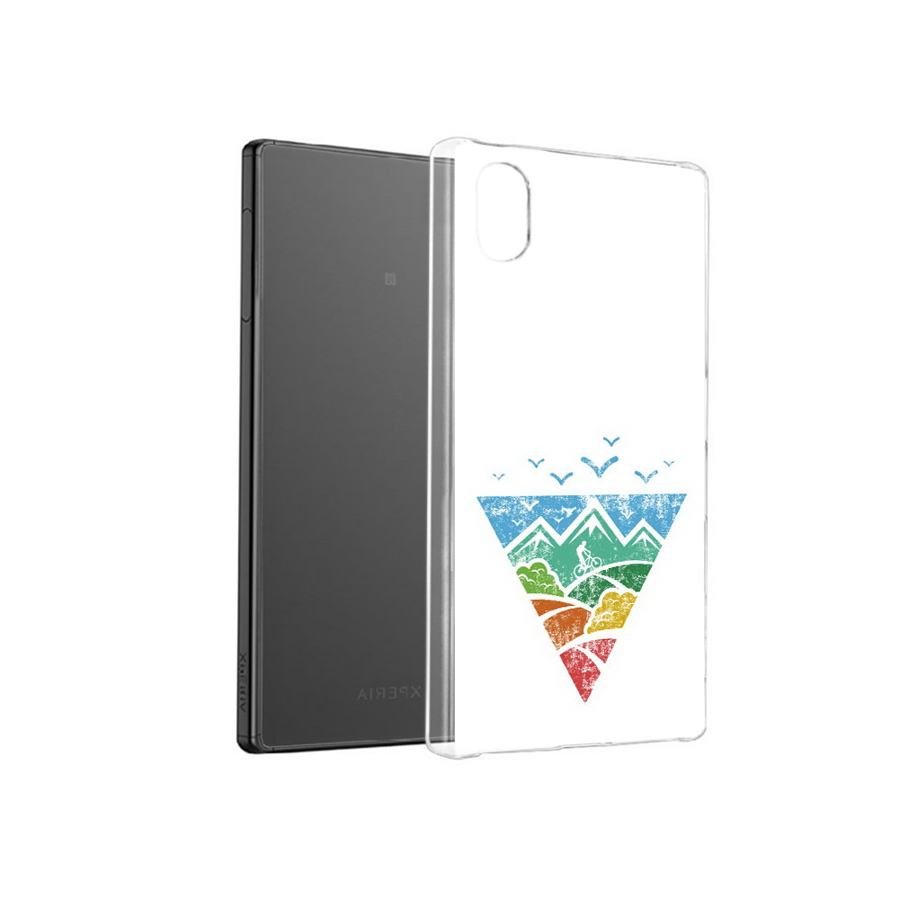 

Чехол MyPads Tocco для Sony Xperia X Лес земля море чайки, Прозрачный, Tocco