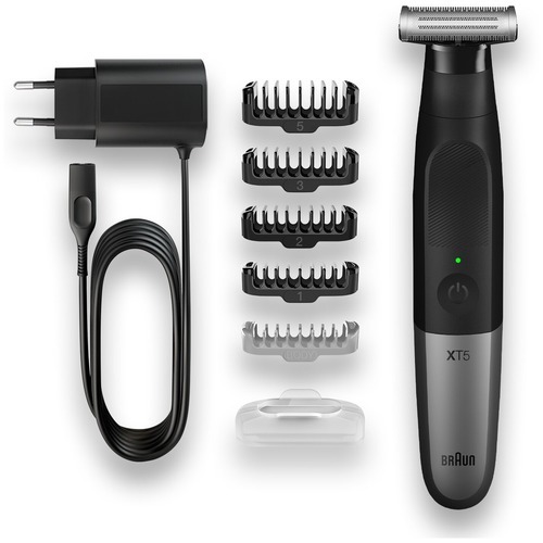

Триммер Braun XT5100 серебристый, черный, XT5100