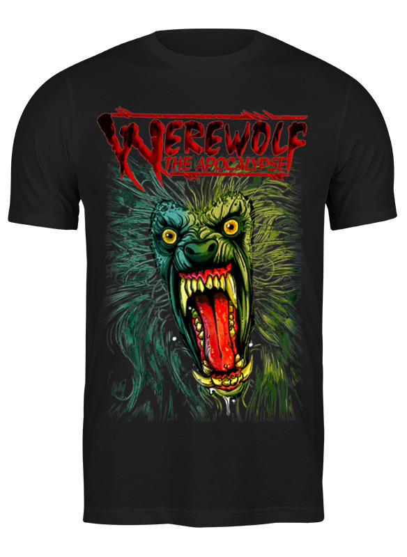 

Футболка мужская Printio Оборотень/werewolf черная 3XL, Черный, Оборотень/werewolf