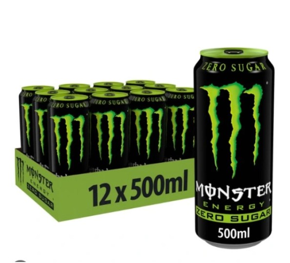 Энергетический напиток Monster Energy Original Zero Sugar Green 05 л х 12 шт 4478₽