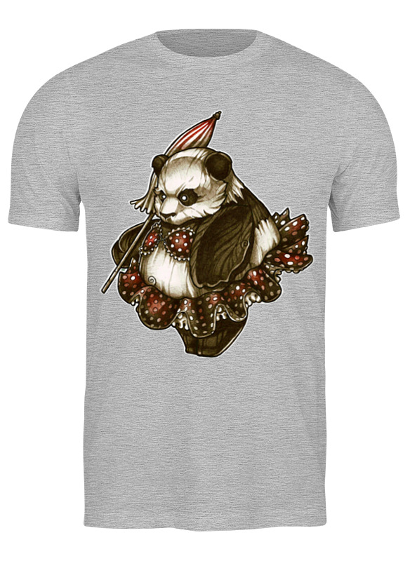 

Футболка унисекс Printio Panda girl серая 3XL, Серый, Panda girl
