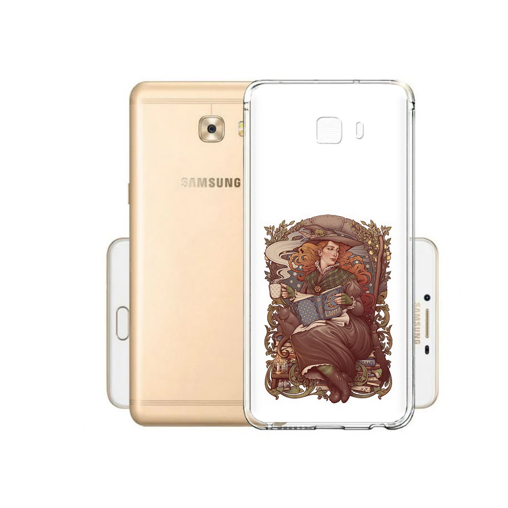 

Чехол MyPads Tocco для Samsung Galaxy C9 Pro Женские_126, Прозрачный, Tocco