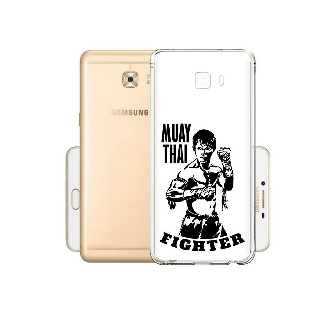 

Чехол MyPads Tocco для Samsung Galaxy C9 Pro Единоборства муайтай, Прозрачный, Tocco