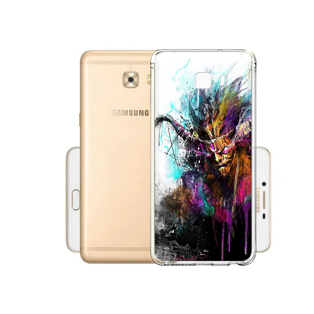 

Чехол MyPads Tocco для Samsung Galaxy C9 Pro яркий дьявол, Прозрачный, Tocco