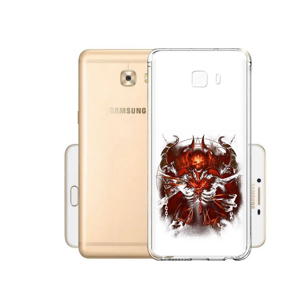 

Чехол MyPads Tocco для Samsung Galaxy C9 Pro яркий демон, Прозрачный, Tocco