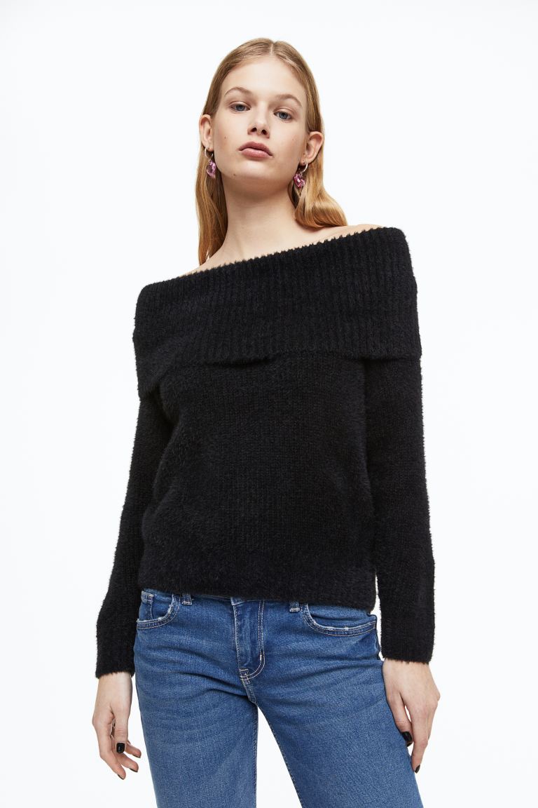 

Джемпер женский H&M 1134618002 черный XL (доставка из-за рубежа), 1134618002