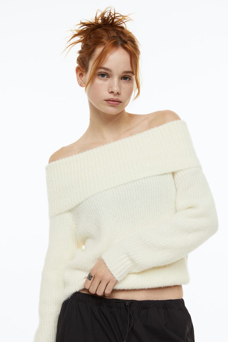 

Джемпер женский H&M 1134618001 белый 2XS (доставка из-за рубежа), 1134618001