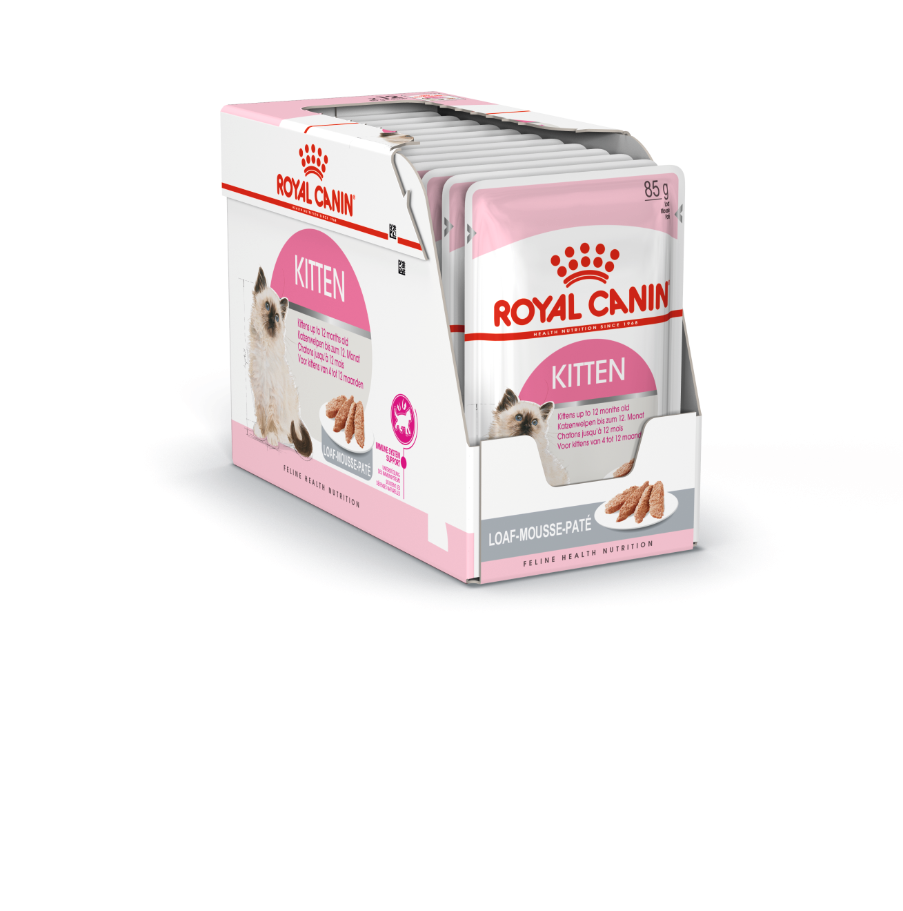 фото Влажный корм для котят royal canin kitten с 4-х до 12-х месяцев, 85 г, 12 шт
