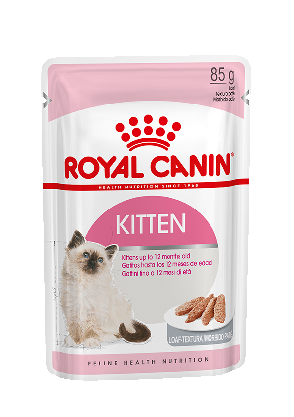 

Влажный корм для котят Royal Canin Kitten, паштет с мясом, 12шт по 85г, Kitten