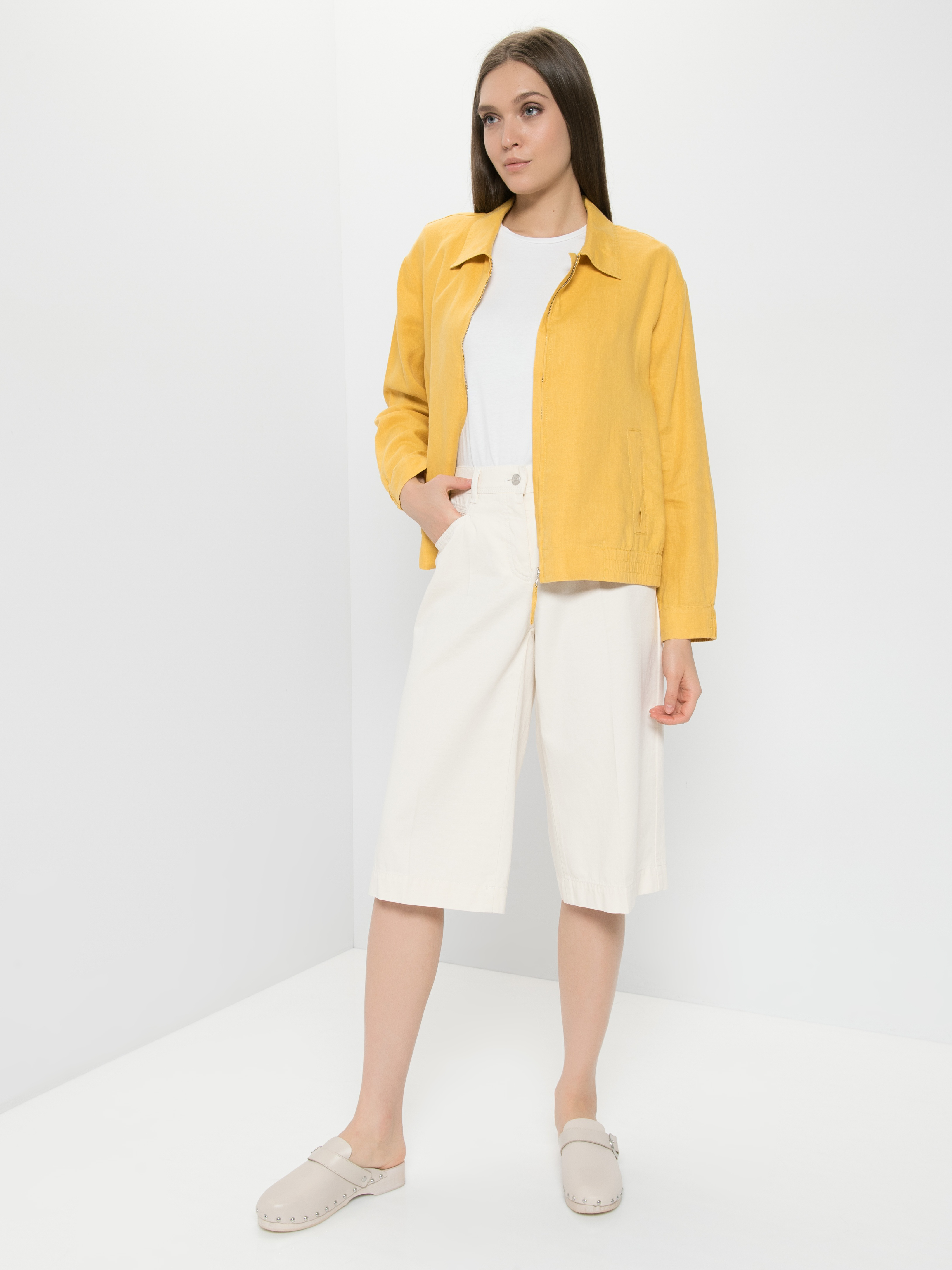 

Жакет женский Gerry Weber 730031-31273-40210 желтый 36, 730031-31273-40210