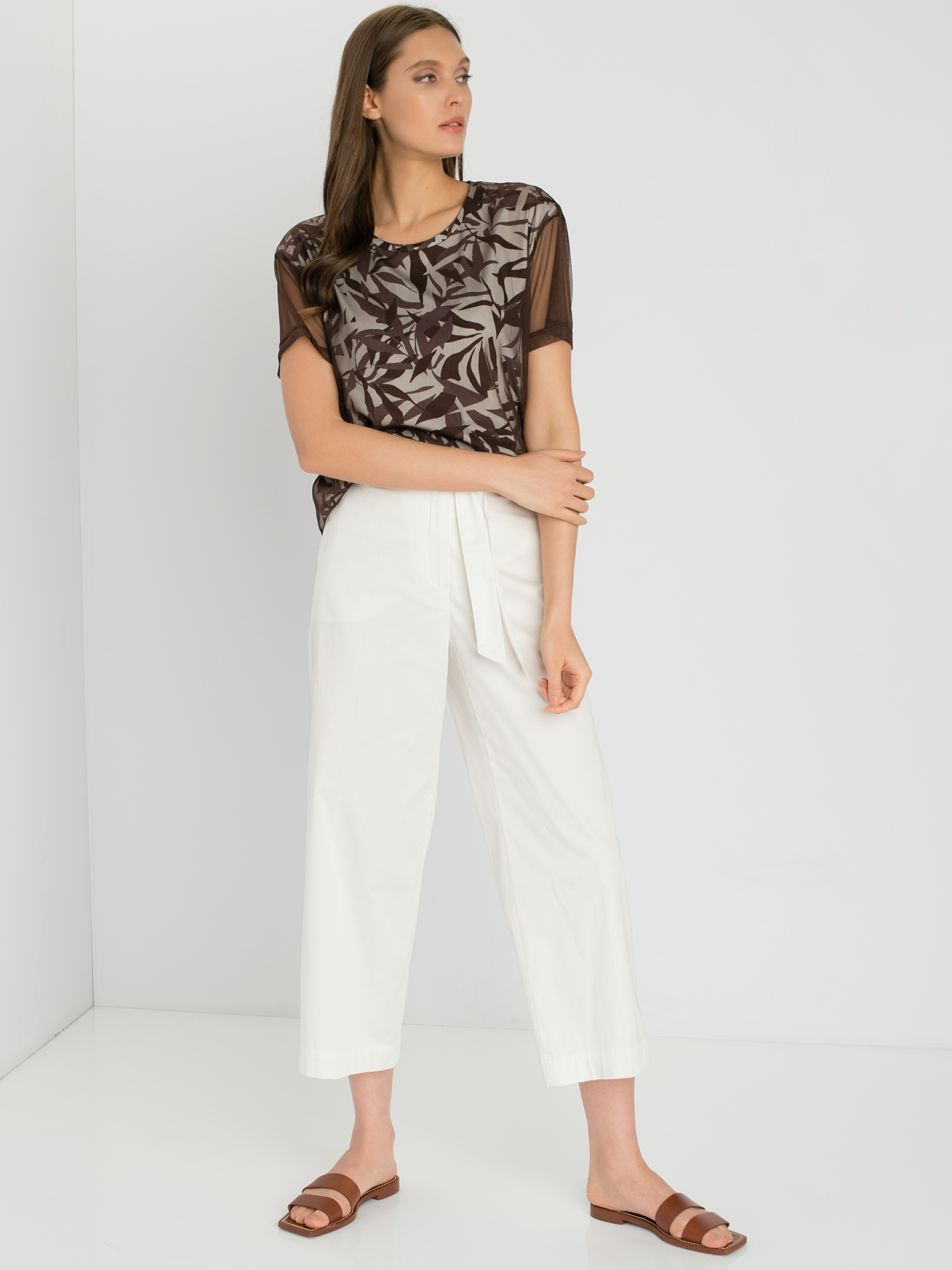 

Брюки женские Gerry Weber 720036-31283-99700 белые 48, 720036-31283-99700