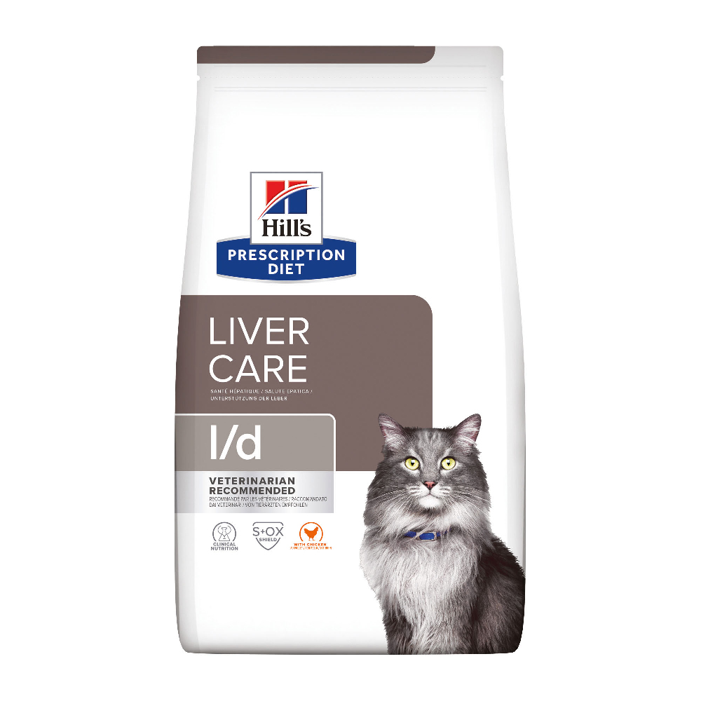 фото Сухой корм для кошек hill's prescription diet l/d liver care, для печени, курица, 1,5кг