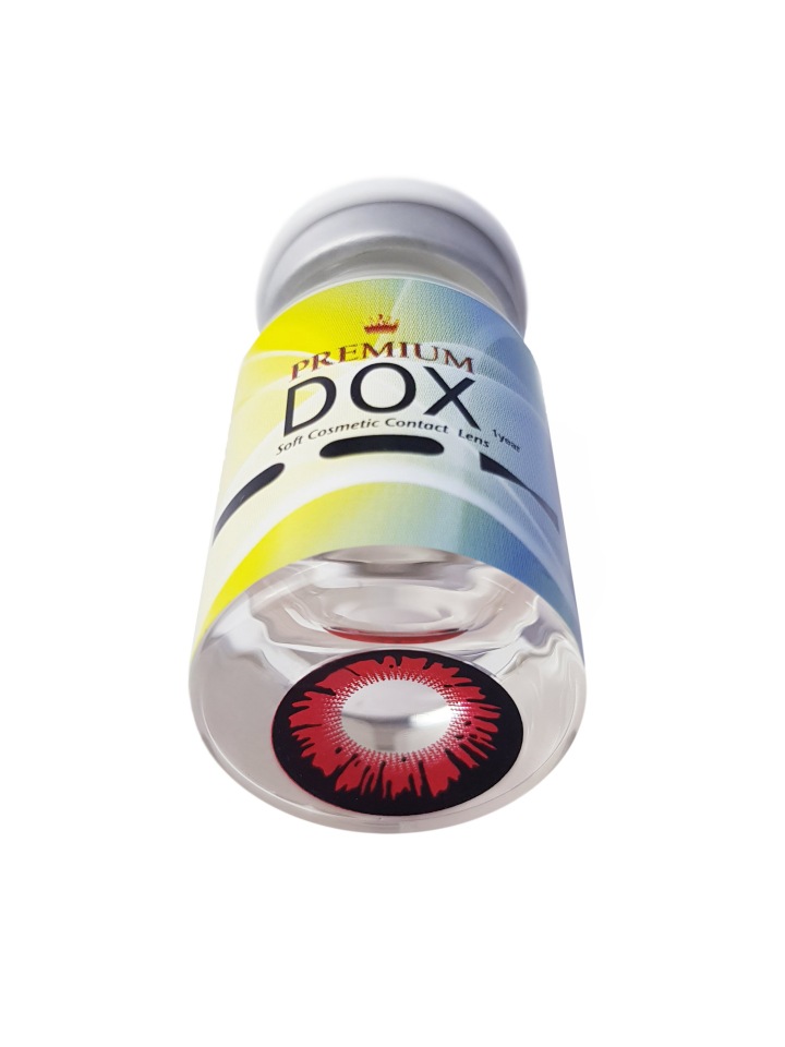 Цветные контактные линзы DOX CrazyF09-2 0,00, BC 8,6, DIA 14,2, 1 линза