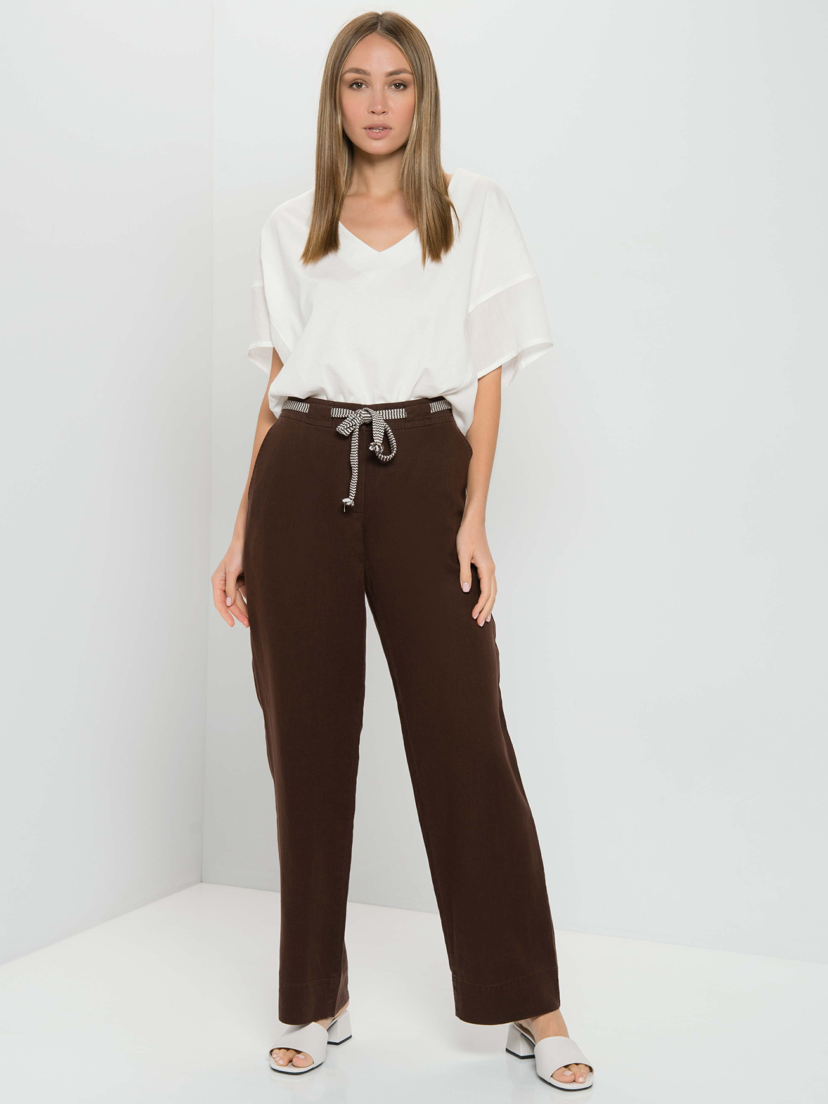 

Брюки женские Gerry Weber 720035-31273-70487 коричневые 40, 720035-31273-70487