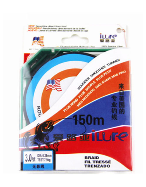 

ILURE Леска монофильная ILURE FLUORINE (ILR-FLF-150-023 (150 м 0,23мм) ), Белый
