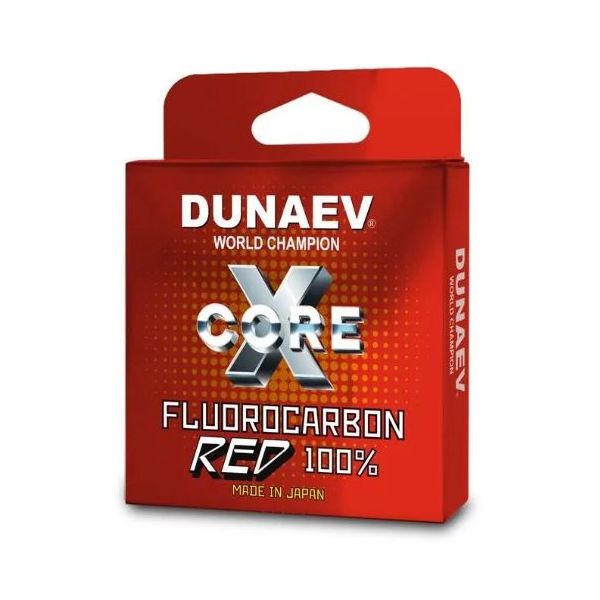 DUNAEV Леска флюорокарбон DUNAEV FLUOROCARBON RED (DFR100-165  (100 м 0,165мм) )