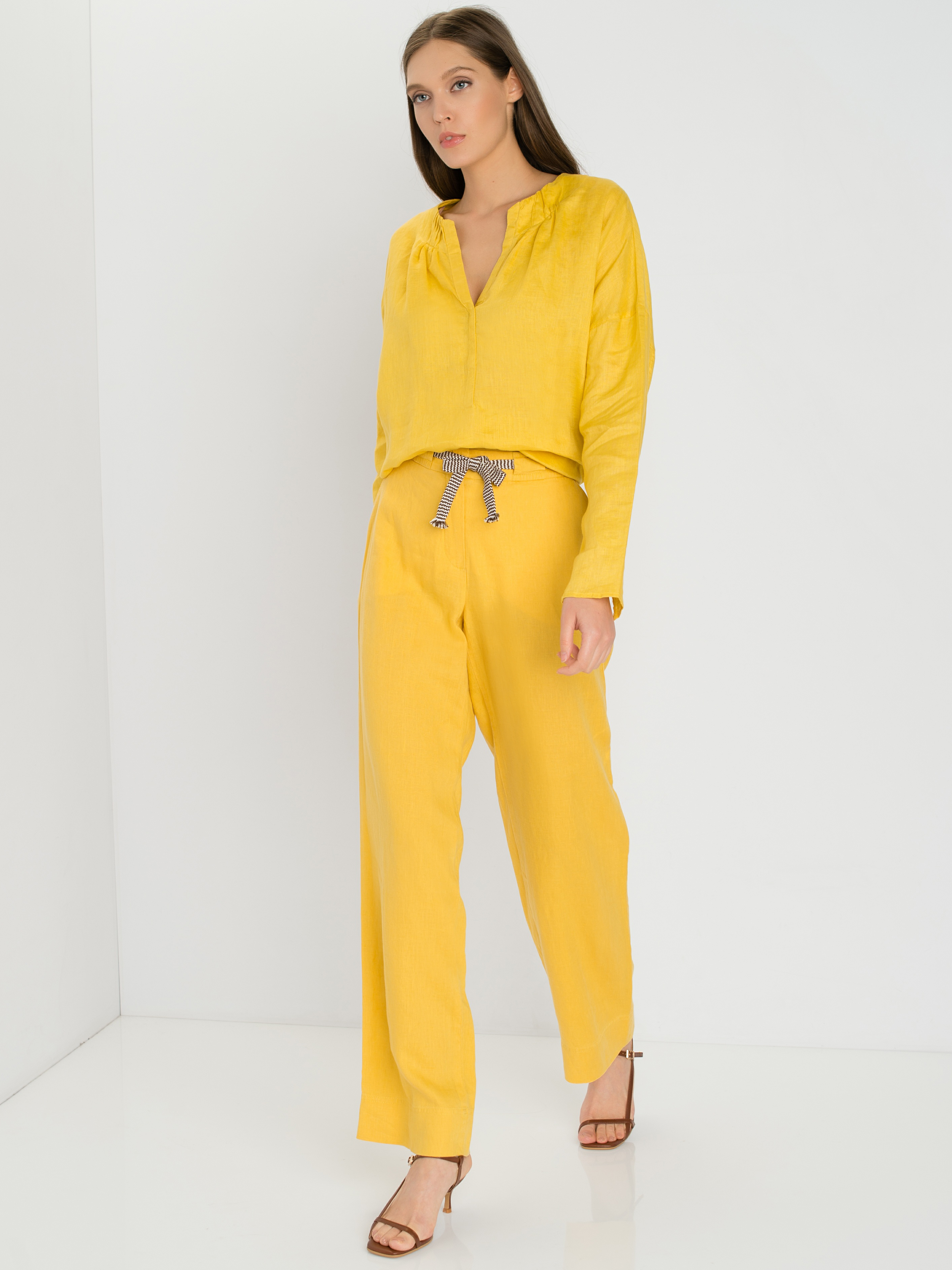 

Брюки женские Gerry Weber 720035-31273-40210 желтые 40, 720035-31273-40210