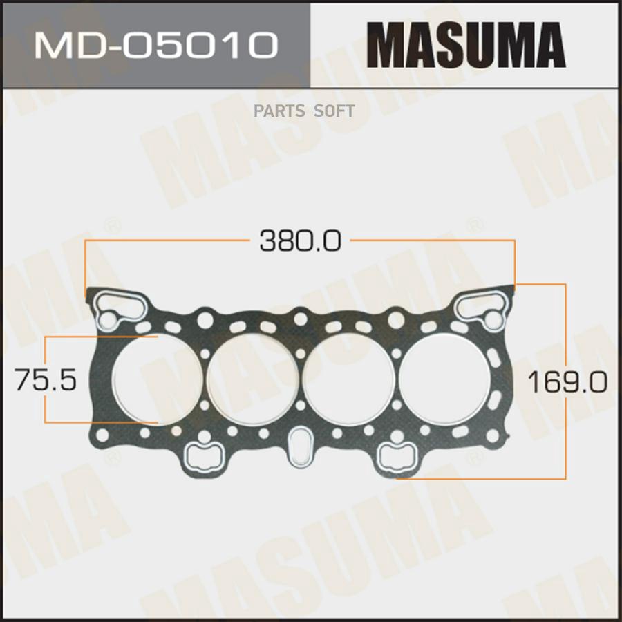 

MASUMA MD05010 Прокладка ГБЦ HONDA CIVIC (D15B)