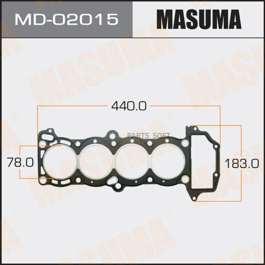 

MASUMA MD02015 Прокл.ГБЦ NISSAN PRIMERA 1.6L mot.GA16DE 90-02