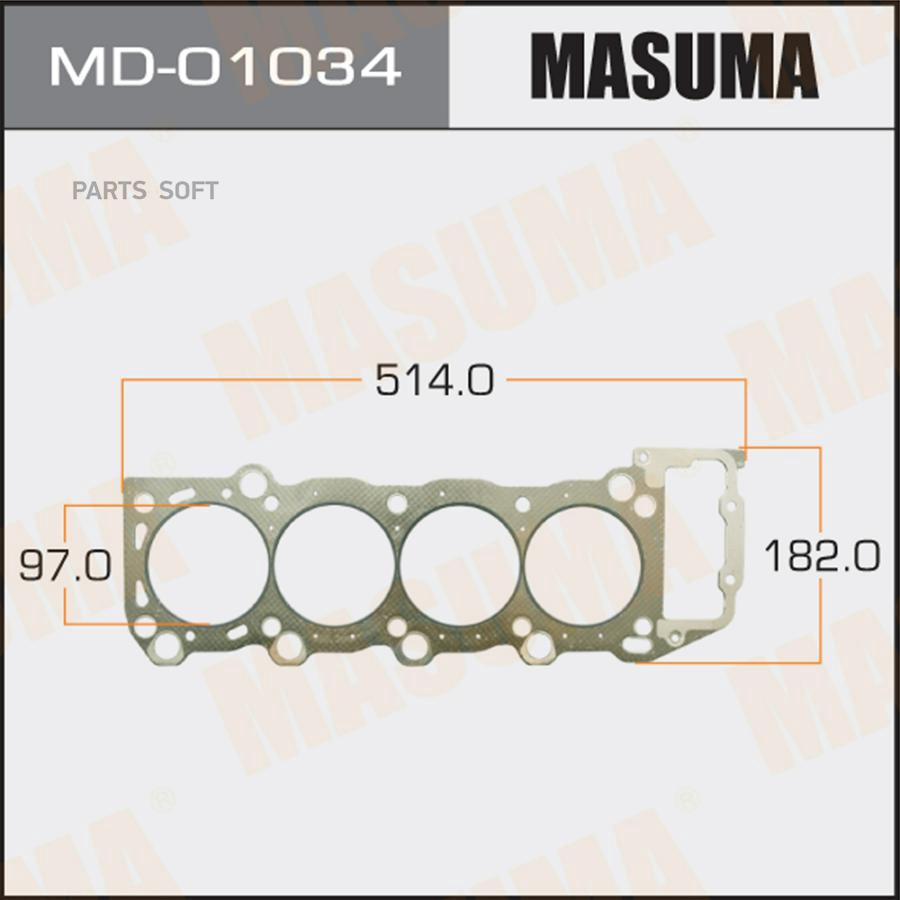 

MASUMA MD-01034 Прокладка ГБЦ