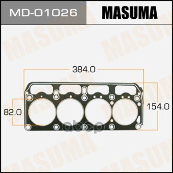 

Прокладка ГБЦ TOYOTA 1.60 мм MASUMA MD-01026