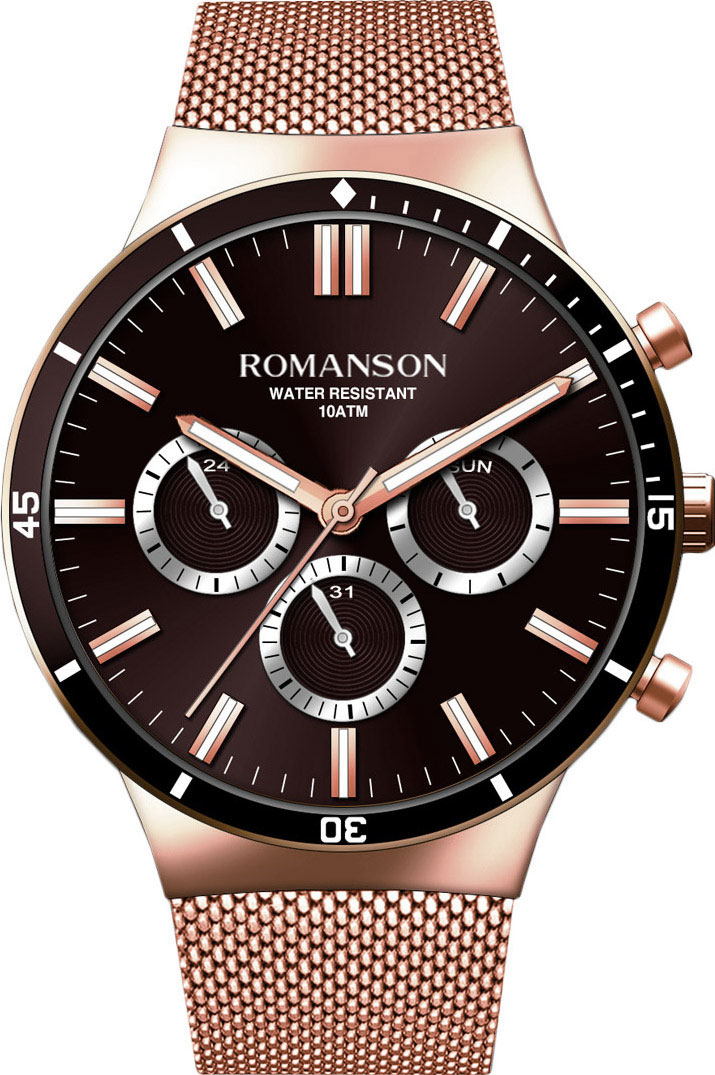 фото Наручные часы мужские romanson tm9a20fmr(bn)